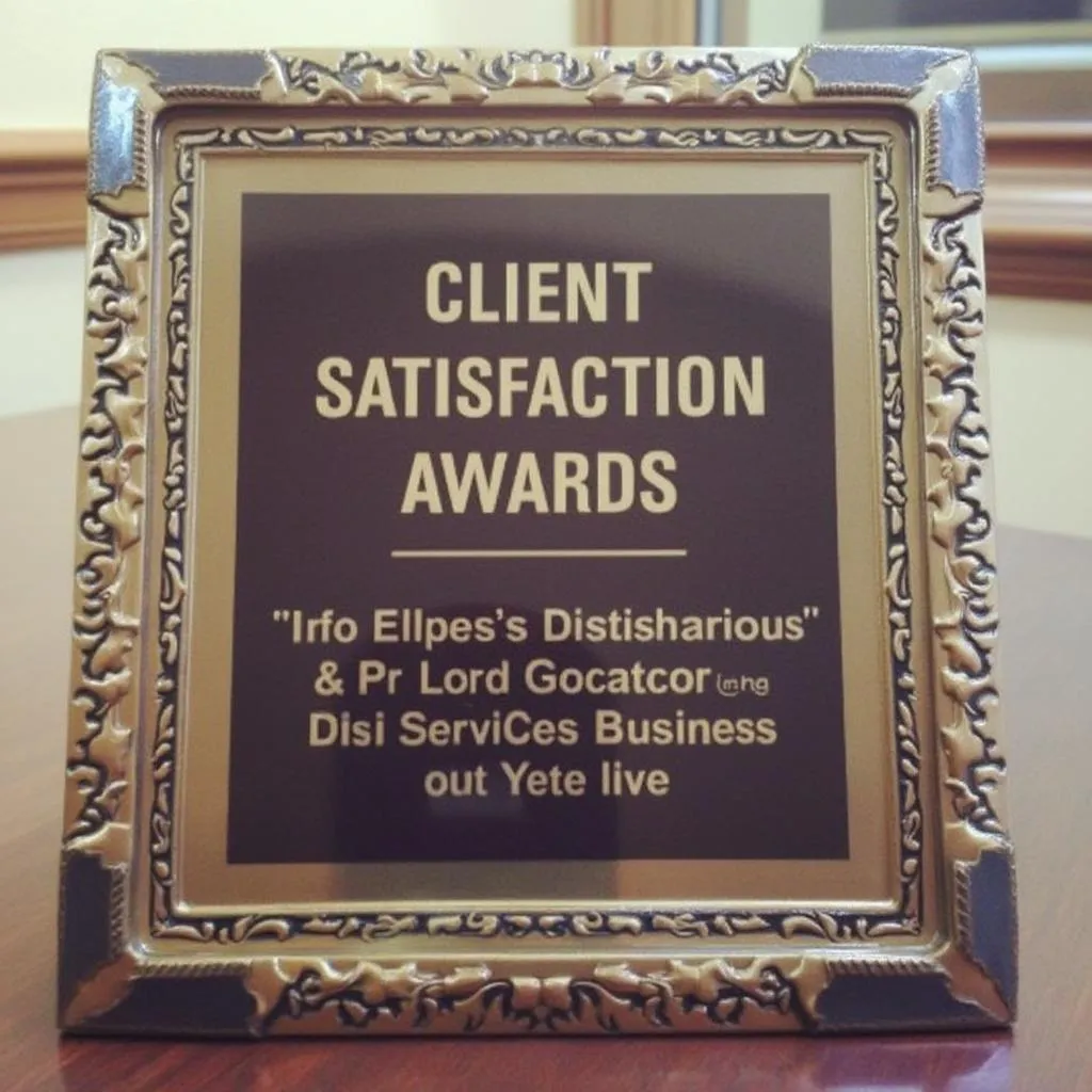 Premio Satisfacción del Cliente